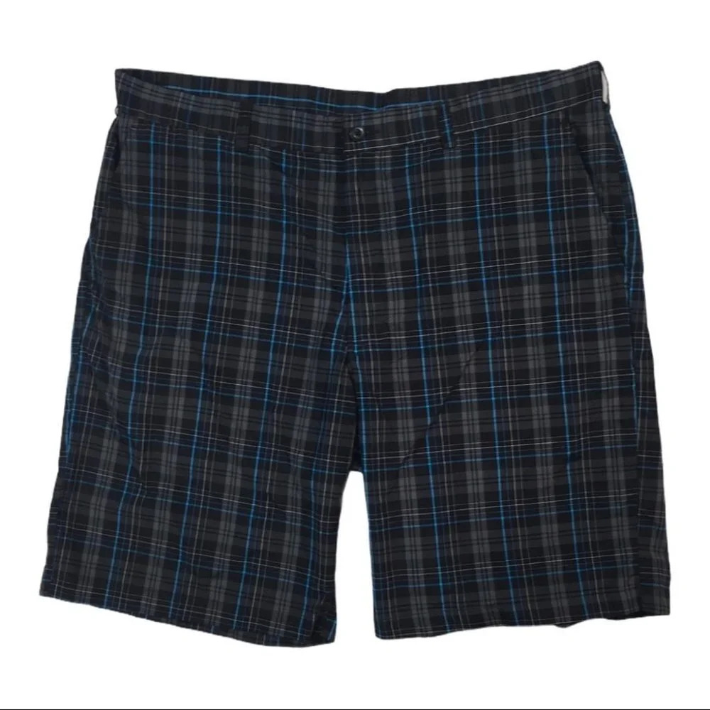 SH109 Ben Hogan Performance Plaid Striped Golf Shorts 38
